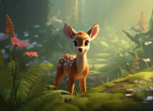 gli animali nel film bambi