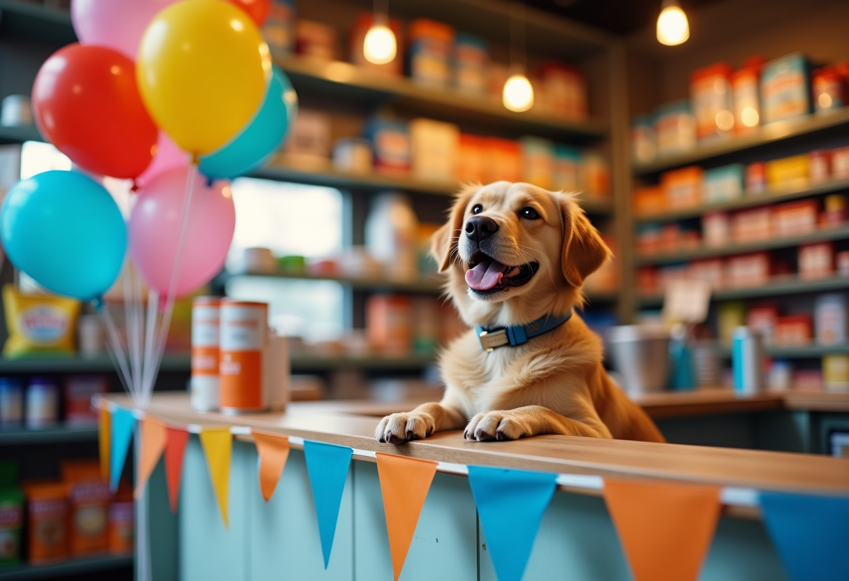 Celebración del 18º aniversario de Tiendanimal con mascotas