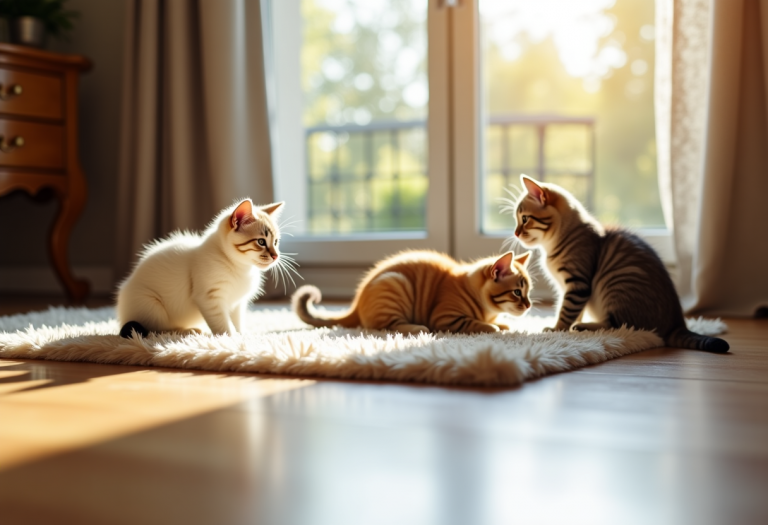 Tres adorables gatitos adoptados en Córdoba