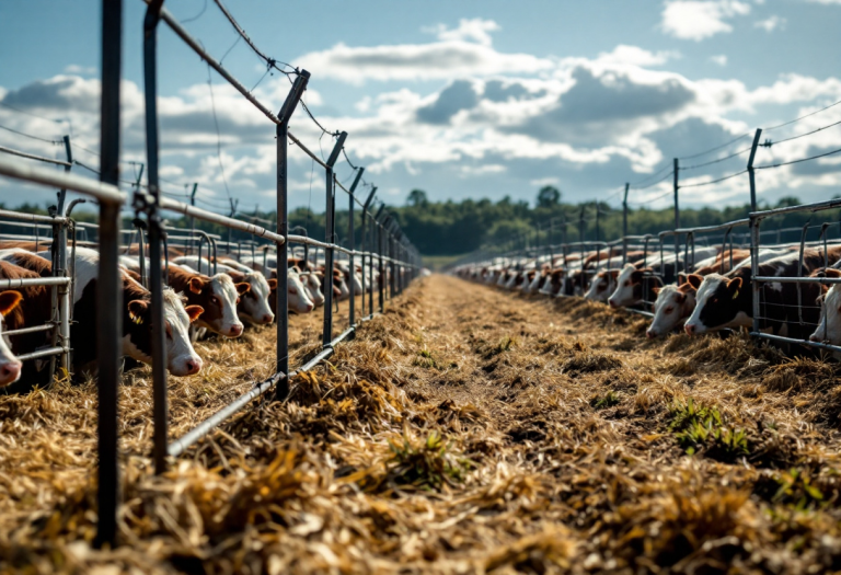 Animali in allevamento per la produzione di carne