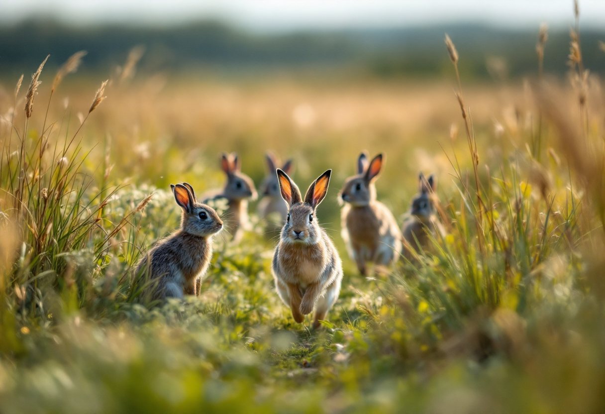 Giovani che interagiscono con animali in un libro