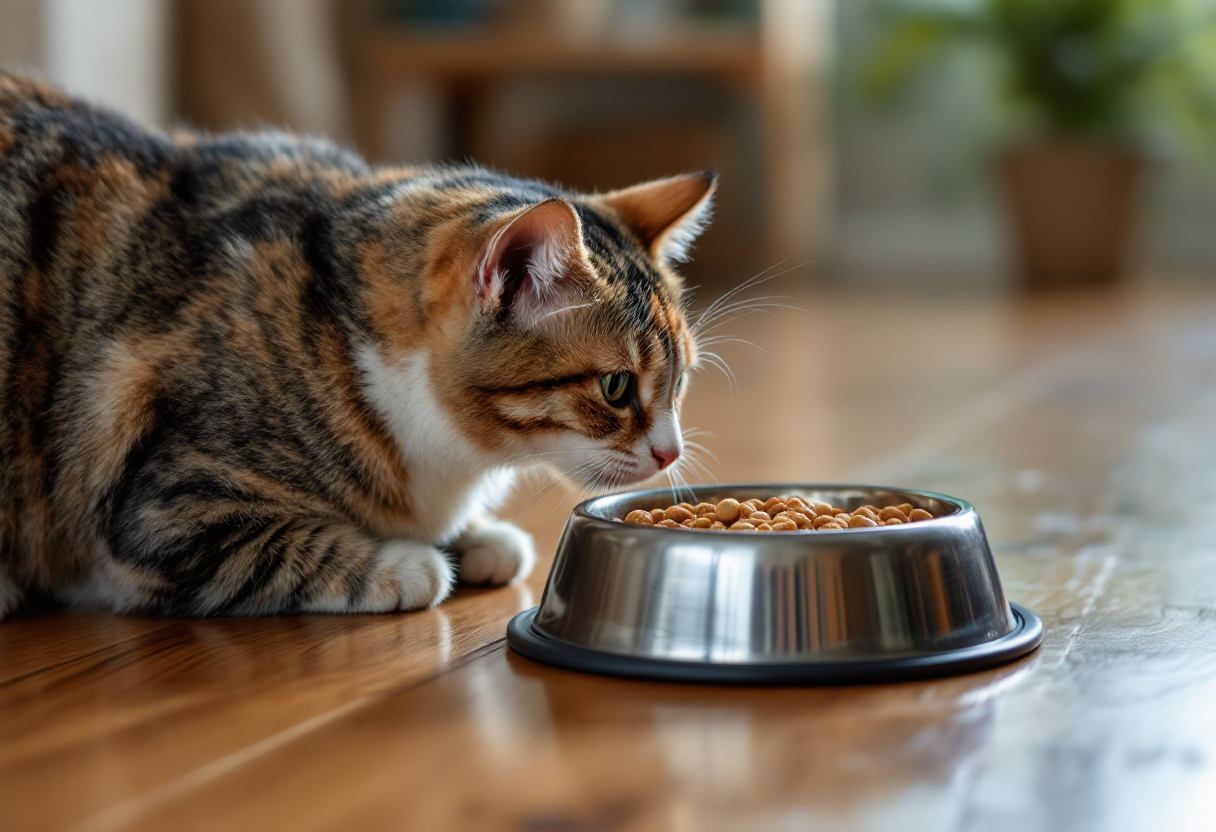 Gato bebiendo leche, mitos sobre su alimentación