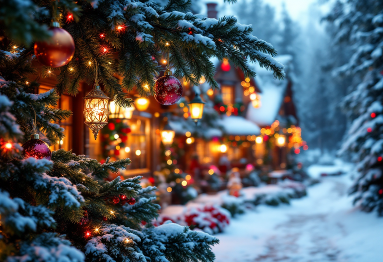 Magico villaggio navideño al Bioparco di Sicilia