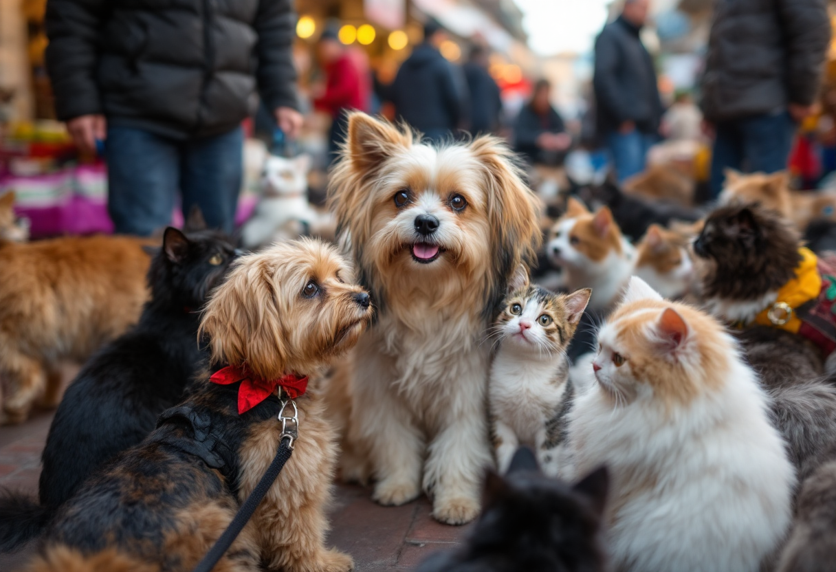 Ceremonia de bendición de animales en España