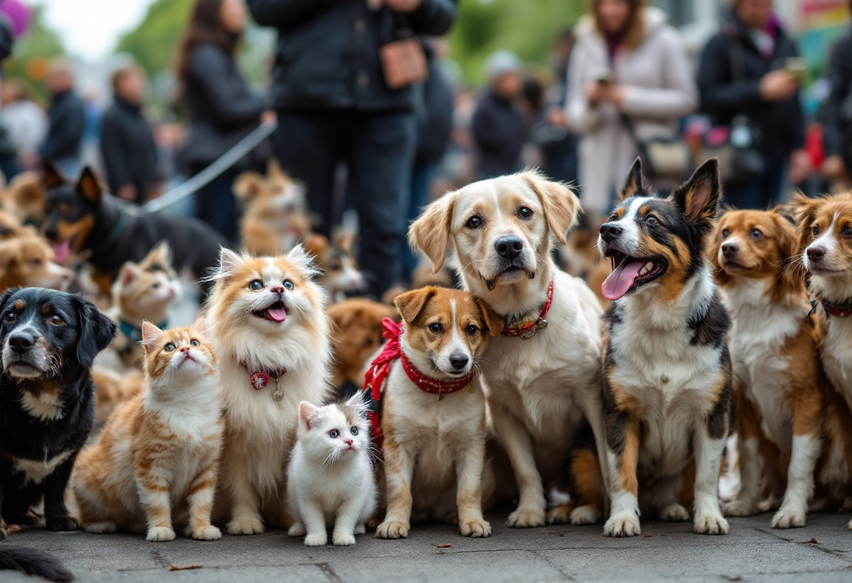 Ceremonia di benedizione degli animali ad Asti