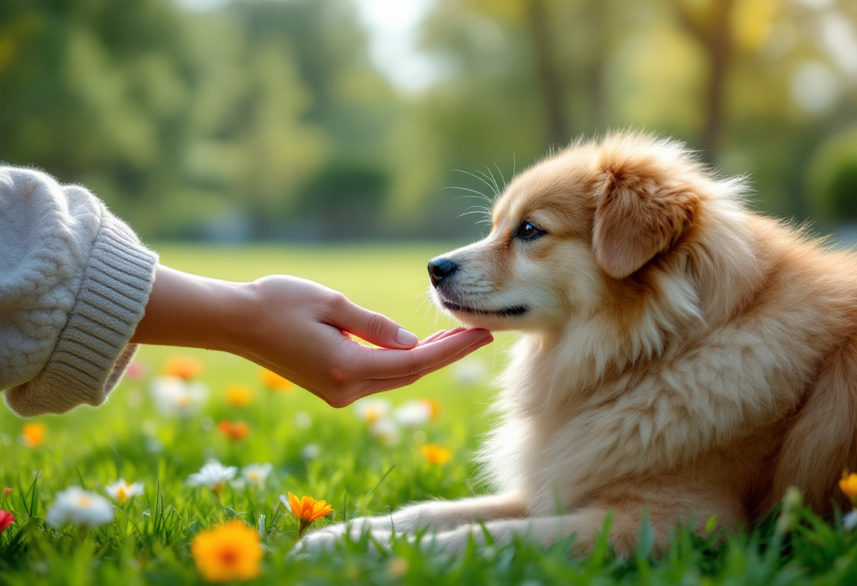 Interacción entre personas y animales domésticos y salvajes