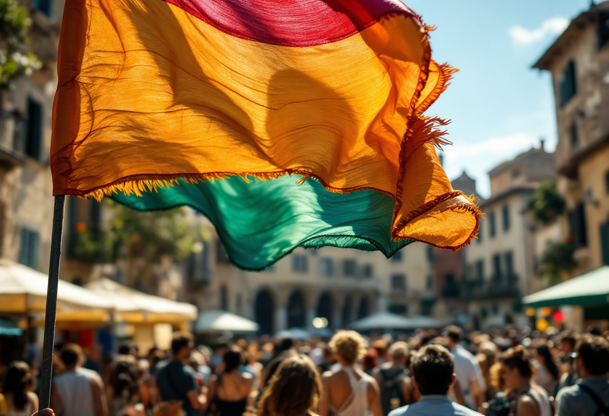 Festividad de Sant’Antonio Abate con animales bendecidos