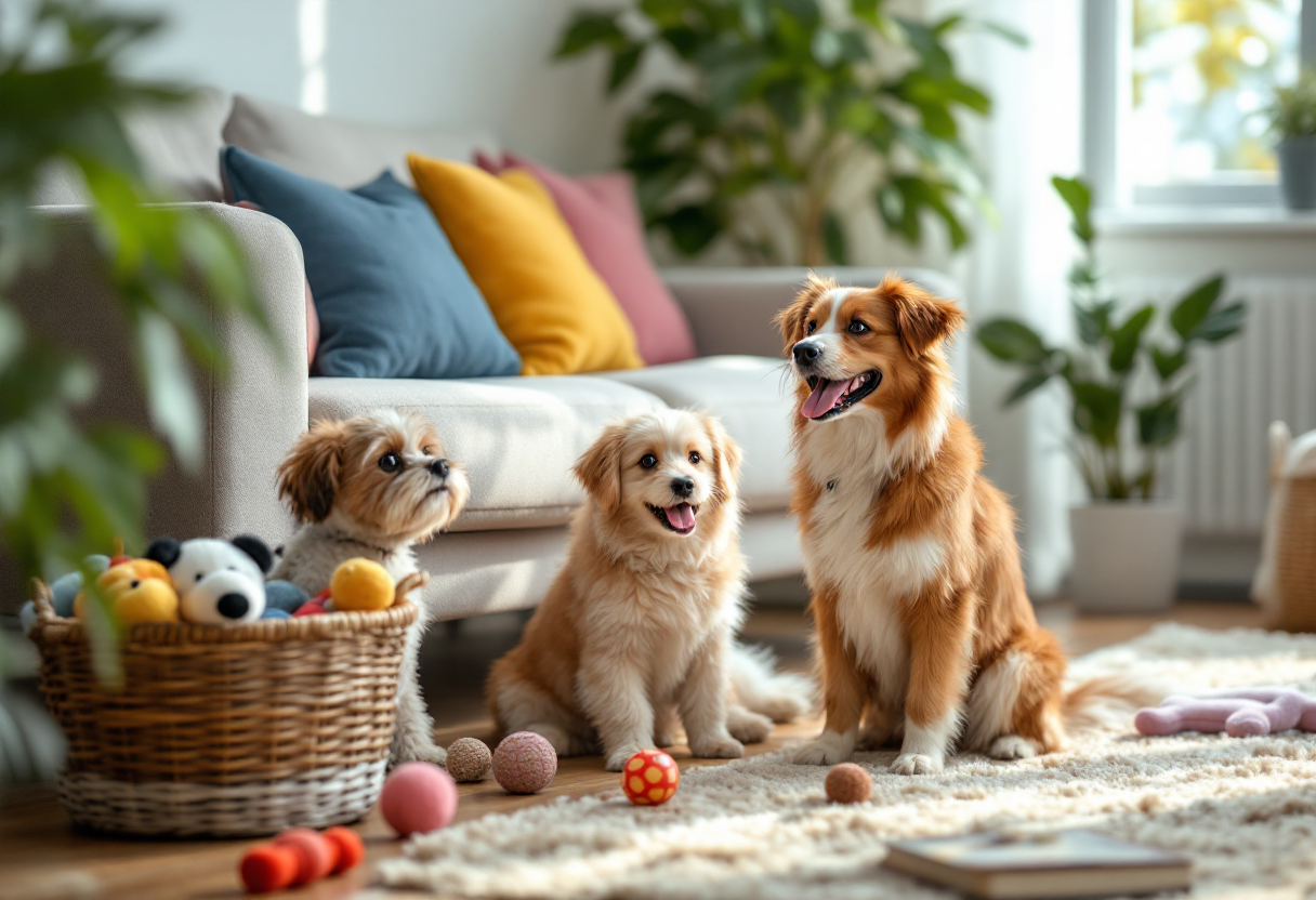 Espacio acogedor y funcional para mascotas en casa