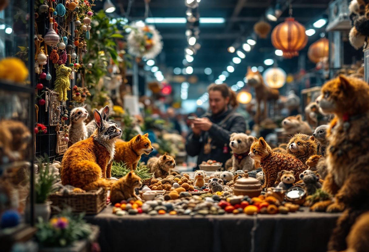 Animali esotici in esposizione al Salone di Arezzo