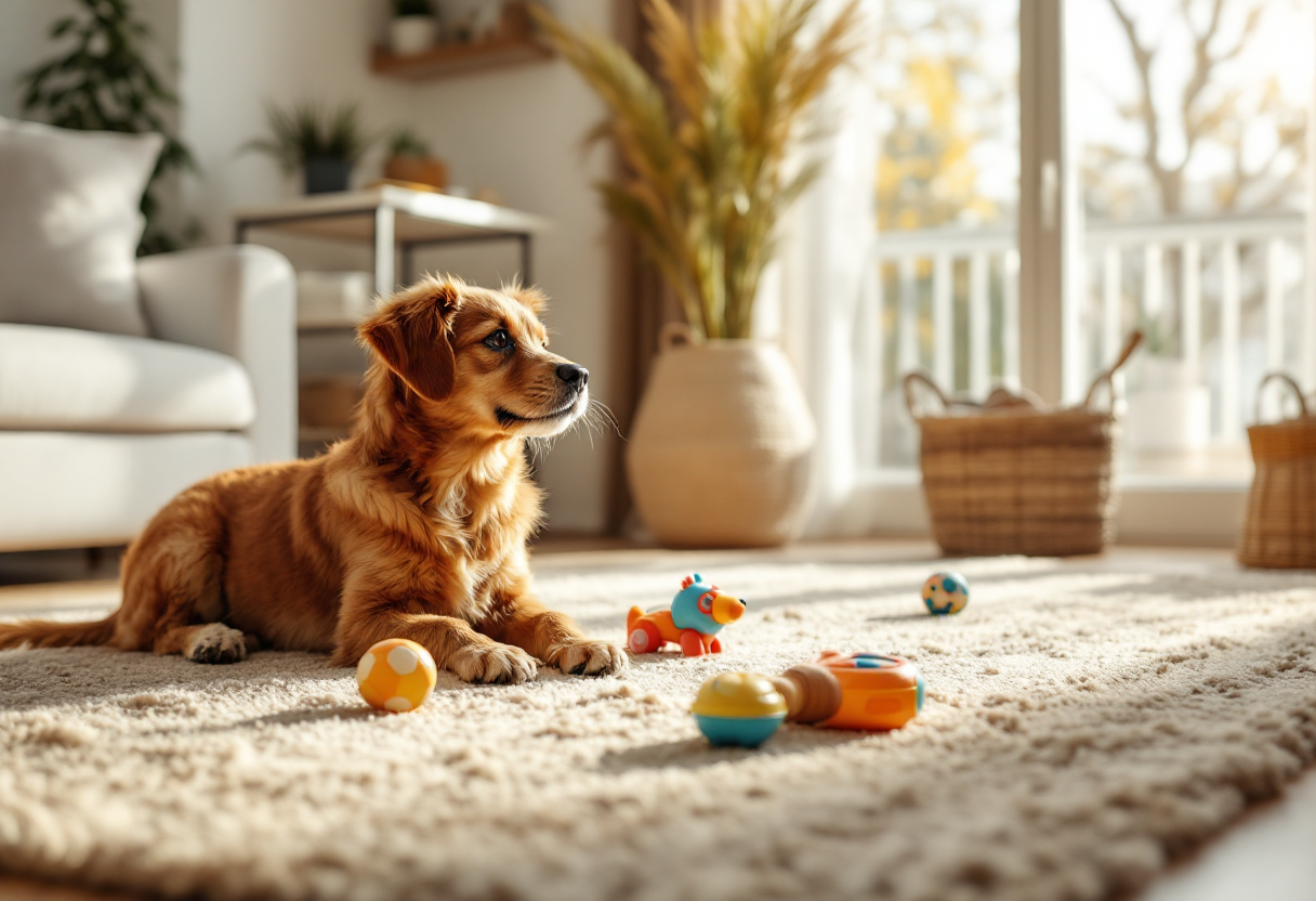 Mascotas felices con propósitos de bienestar